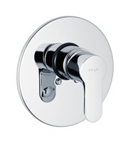 Fertigmontage-Set "DelphisPure" chrom für UP-Brausebatterie