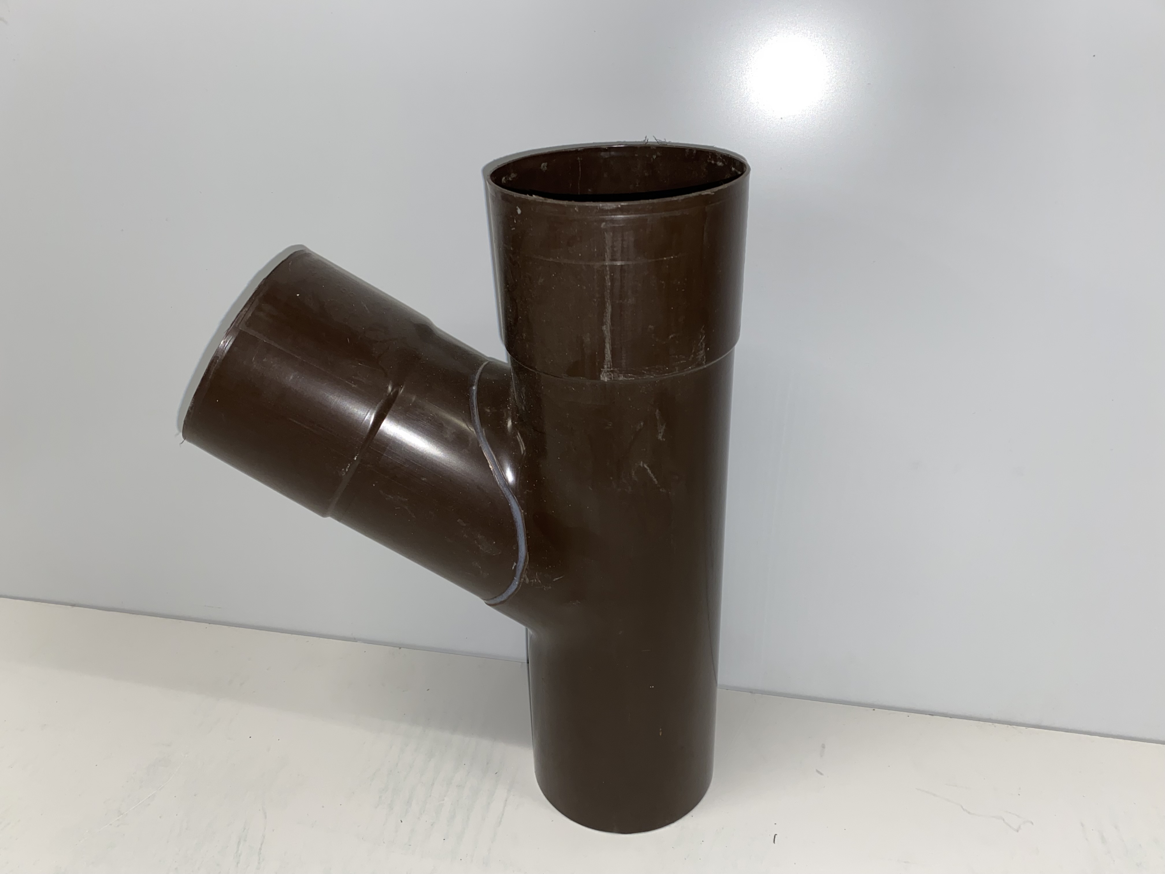 PVC-Abzweig Derascon (DDR) 6-tlg braun 100/100 60°