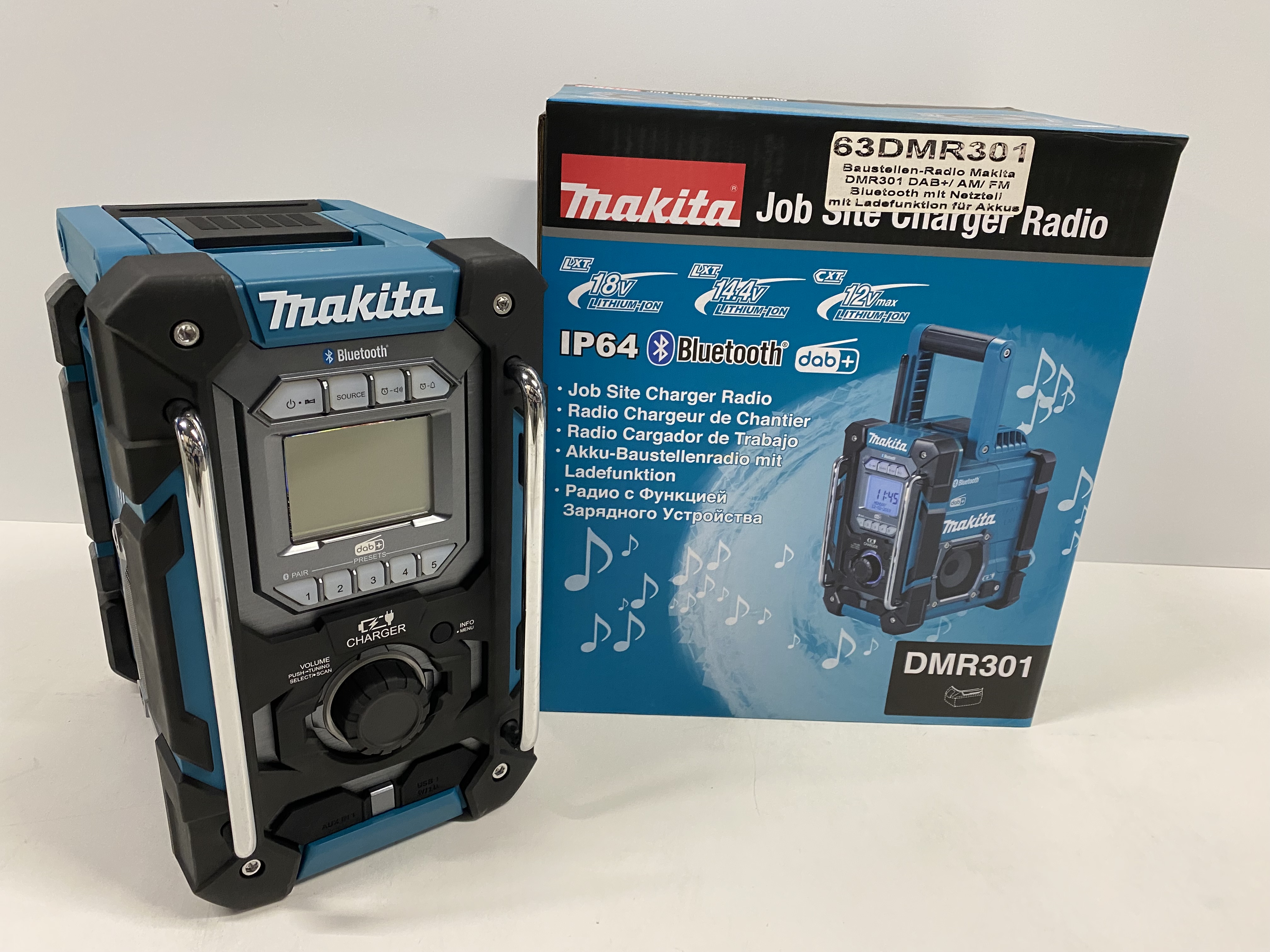 Makita DMR301 Baustellenradio - DAB+, AM, FM, Bluetooth