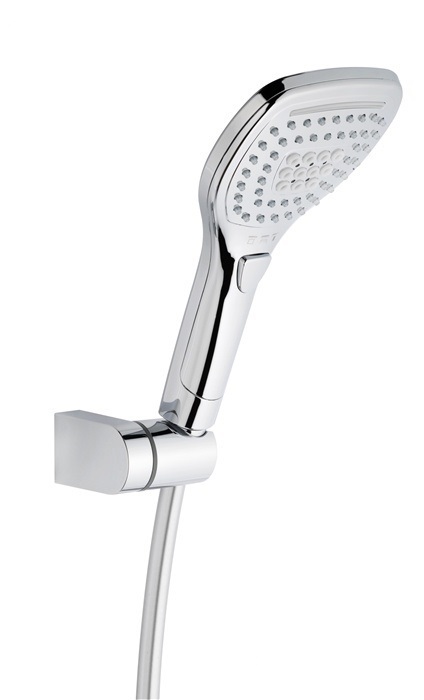 Brauseset für Badewanne "Kaja Pure", mit Handbrause 130mm, Schlauch und Halter