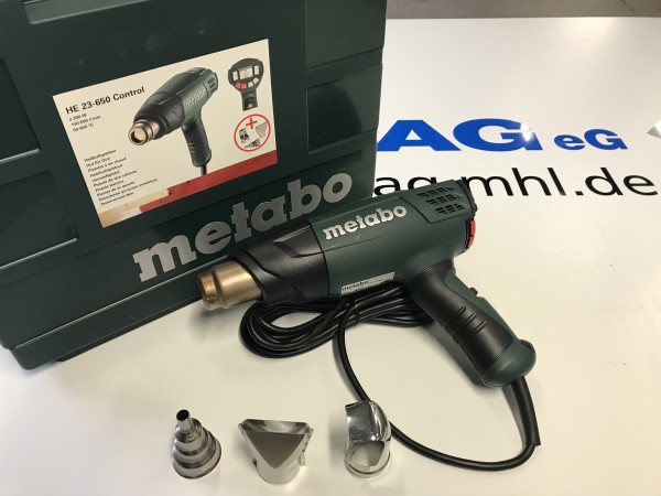 Heißluftgebläse H 23-650 Control Metabo