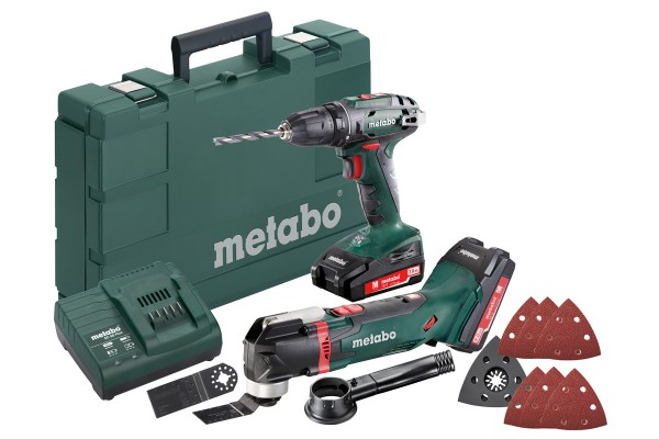 Metabo 18V-Akku-Werkzeug-Set Combo 2.6.2, SB 18 LTX + MT 18 LTX