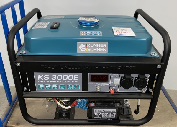 Stromerzeuger-Benzin KS 3000E Hand/Elektro